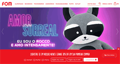 Desktop Screenshot of fom.com.br