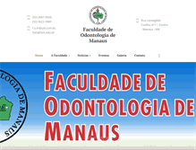 Tablet Screenshot of fom.edu.br